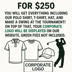 $250 DONATION (EVERYTHING + CORPORATE LOGO ON WEBSITE)